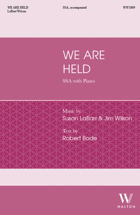 Book cover for We Are Held (SSA)