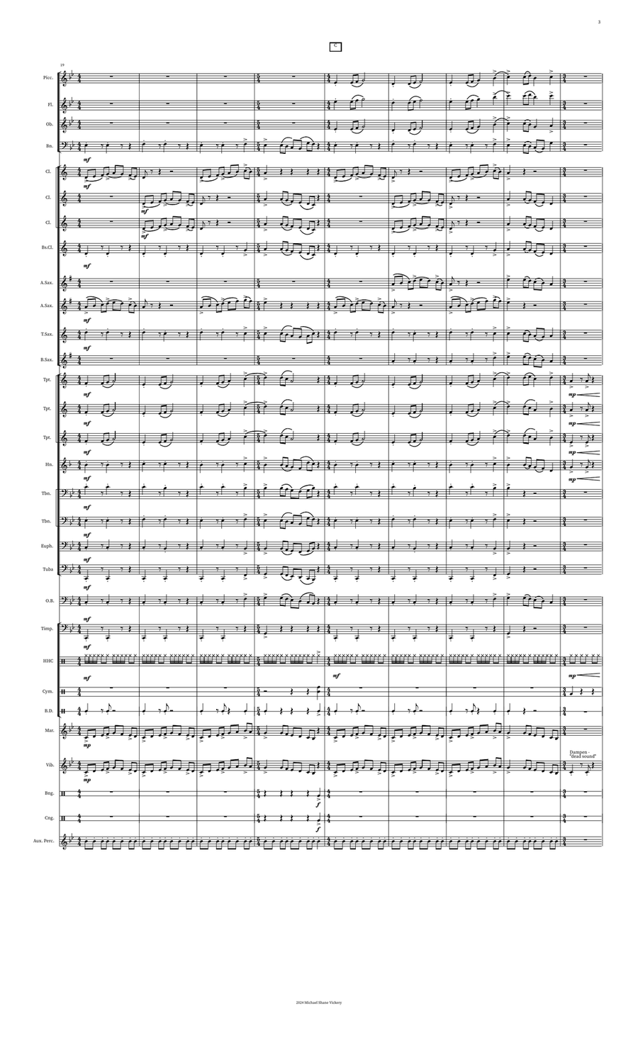 The Bow Rider Concert Band scores gallery preview page 5