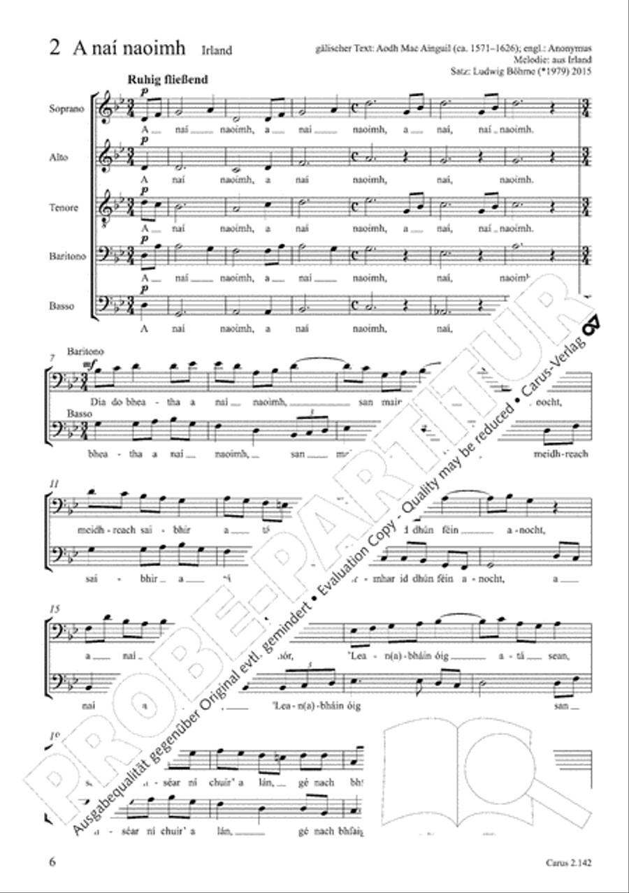 Christmas Carols of the World. Choral collection 4-Part scores gallery preview page 8