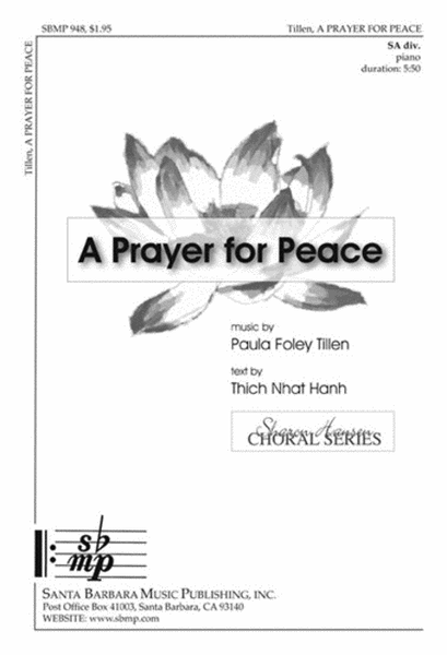 A Prayer for Peace - SSAA Octavo image number null