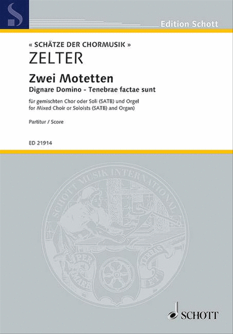 Two Motets Two Motets 4-Part scores gallery preview page 1