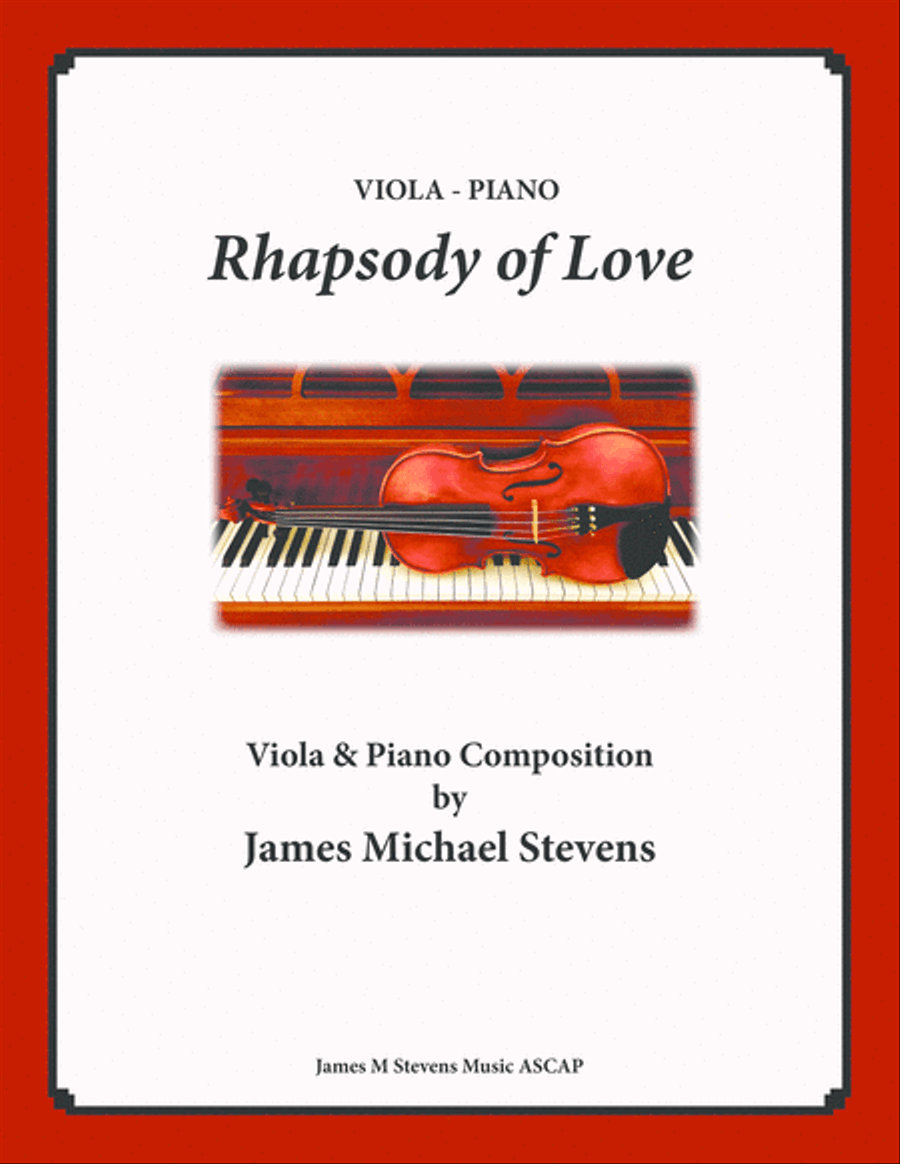 Rhapsody of Love - Romantic Viola Viola scores gallery preview page 1