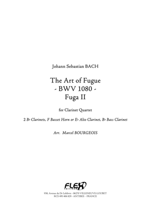Book cover for The Art of Fugue BWV1080 - Fuga II
