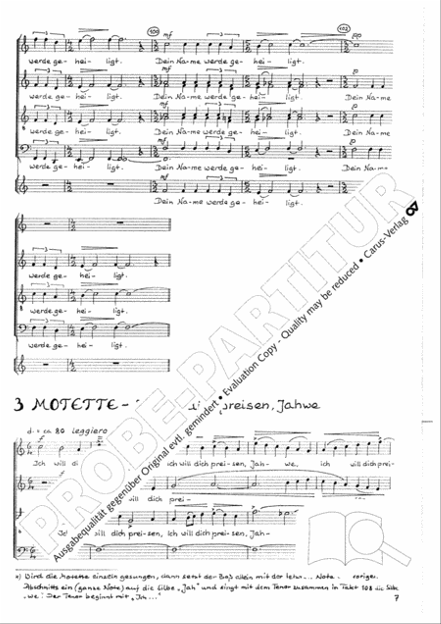 Namen-Gottes-Litanei Namen-Gottes-Litanei Mixed Choir scores gallery preview page 8