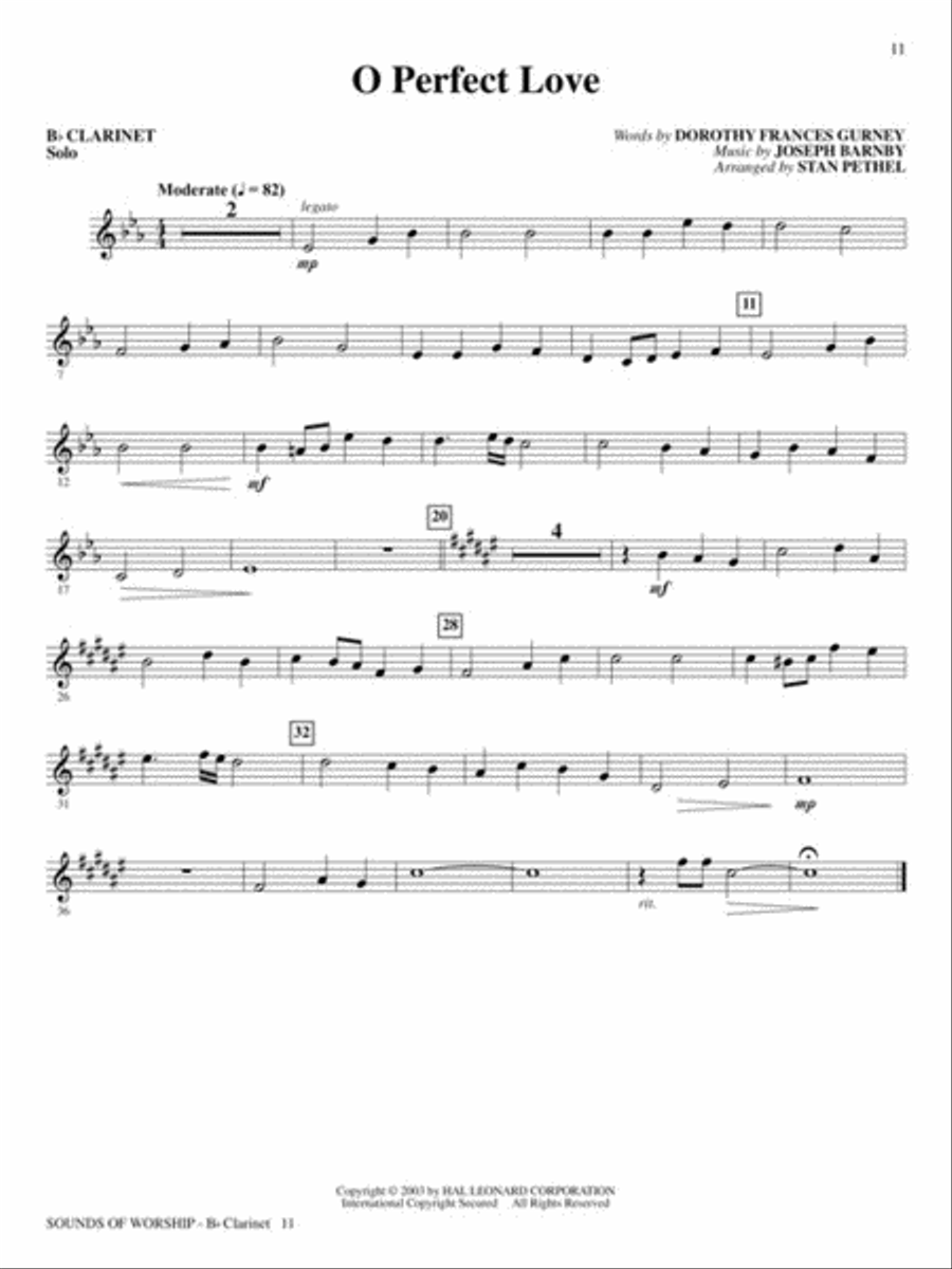 Sounds of Worship Sounds of Worship Clarinet Solo scores gallery preview page 5