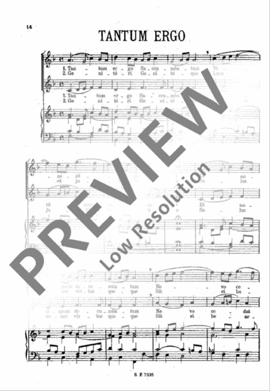 6 Cantica sacra Organ Accompaniment scores gallery preview page 15
