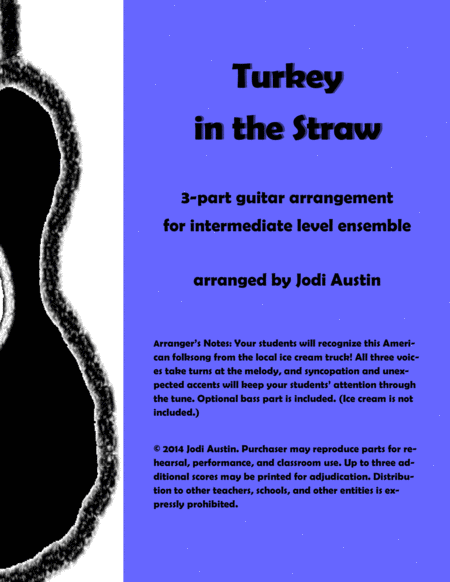 Turkey in the Straw (for intermediate guitar ensemble)