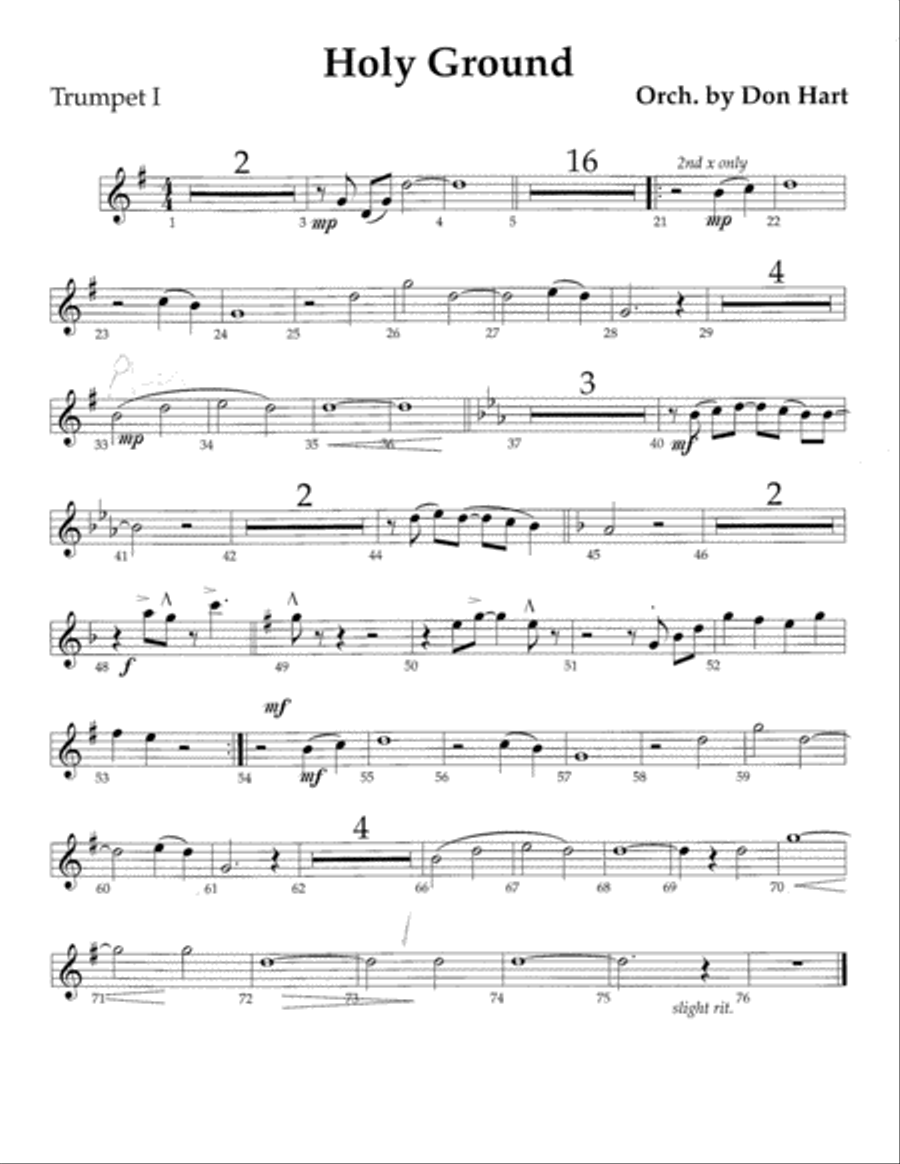 Holy Ground Holy Ground Choir scores gallery preview page 17