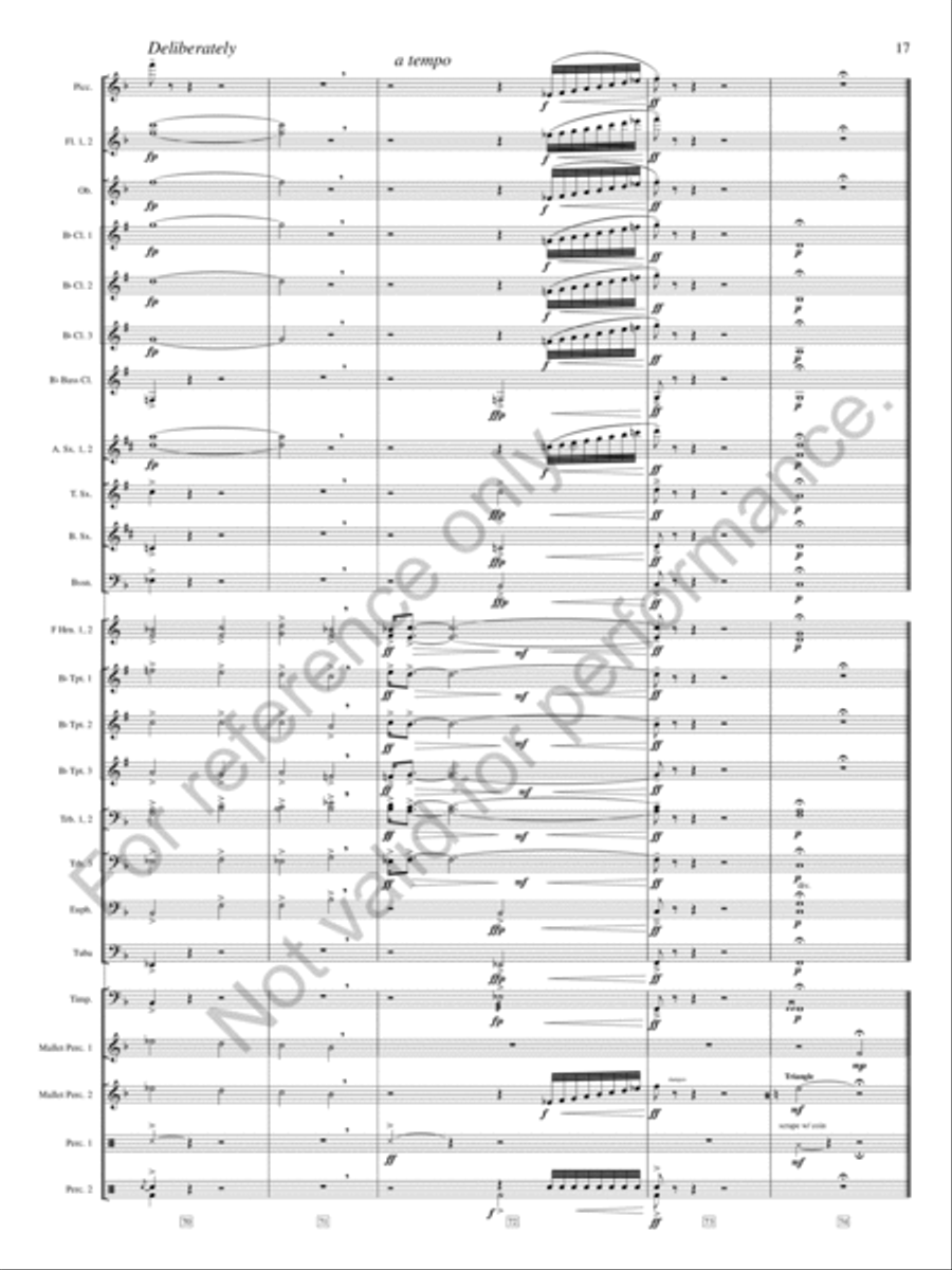River City Sunset River City Sunset Concert Band scores gallery preview page 18