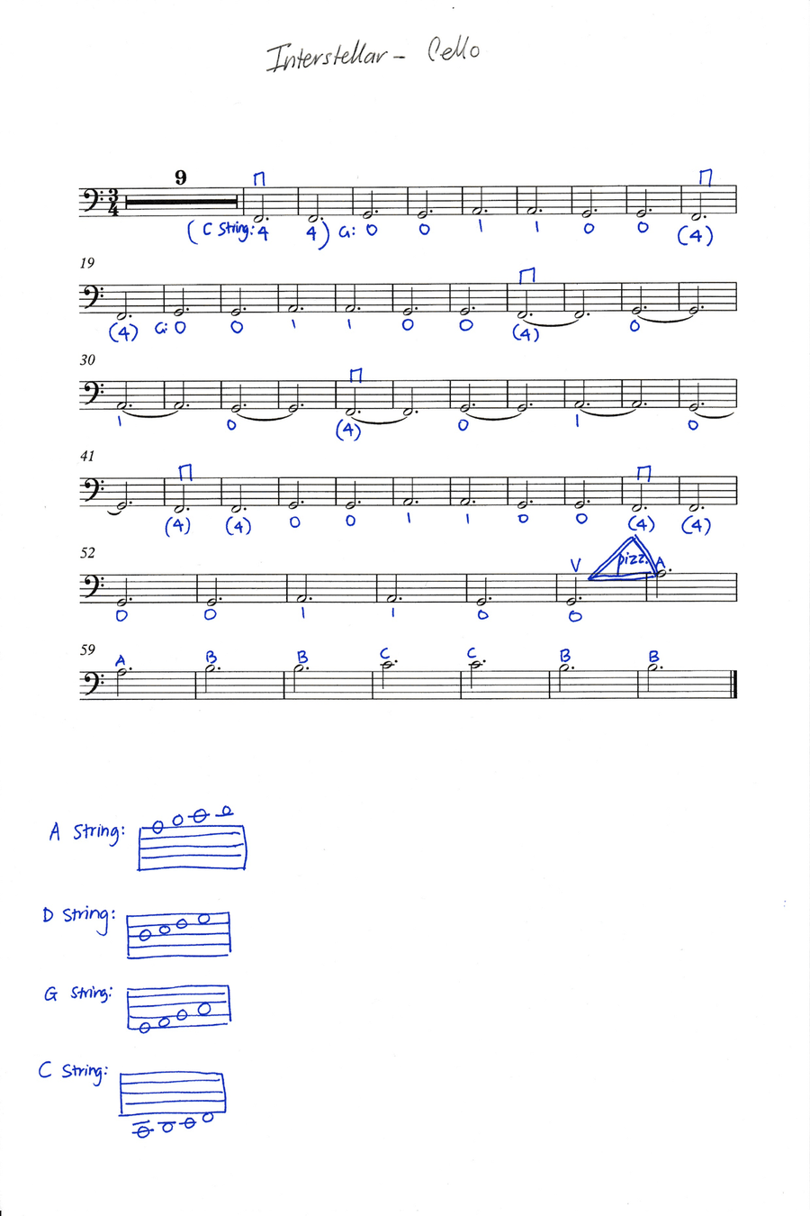 Interstellar Interstellar String Quartet scores gallery preview page 4
