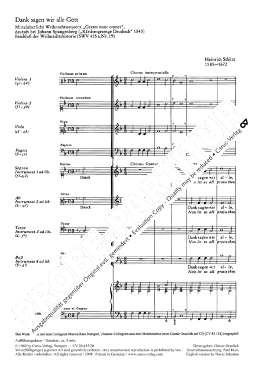 Now let us all praise thee, God 4-Part scores gallery preview page 2