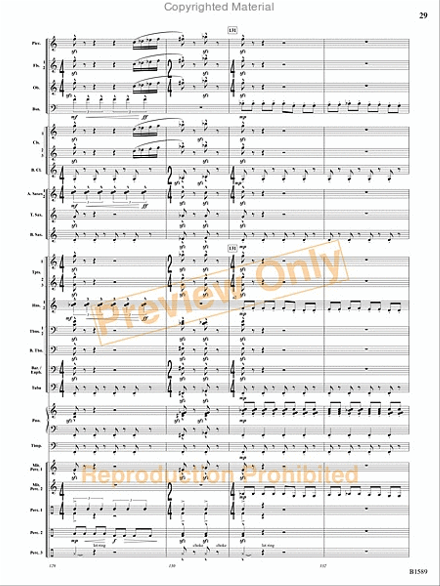 Pulse Concert Band scores gallery preview page 66