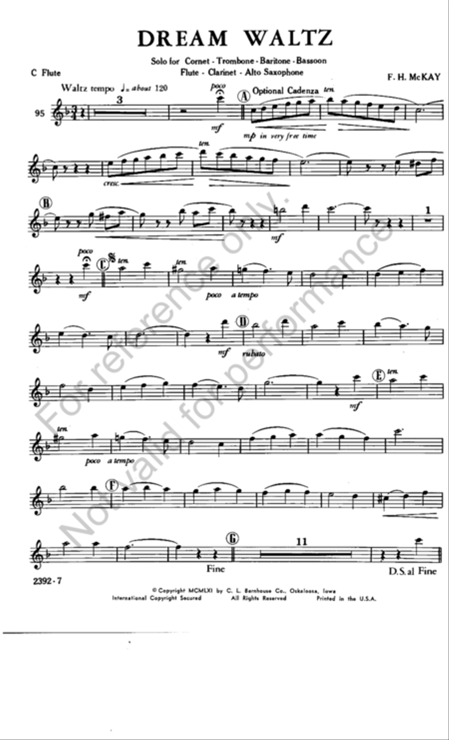 Dream Waltz Flute Solo scores gallery preview page 2