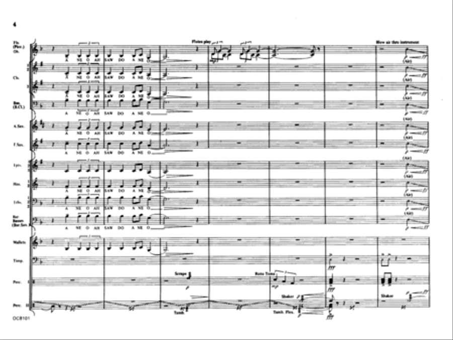 Mazama Concert Band scores gallery preview page 3