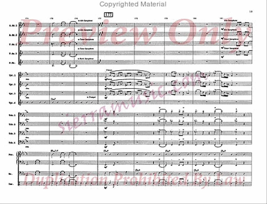 Dorian Blue Big Band scores gallery preview page 20