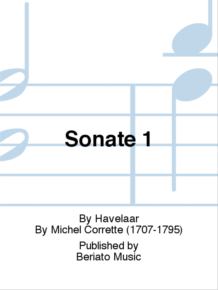 Sonate 1 Flute Duet scores gallery preview page 1