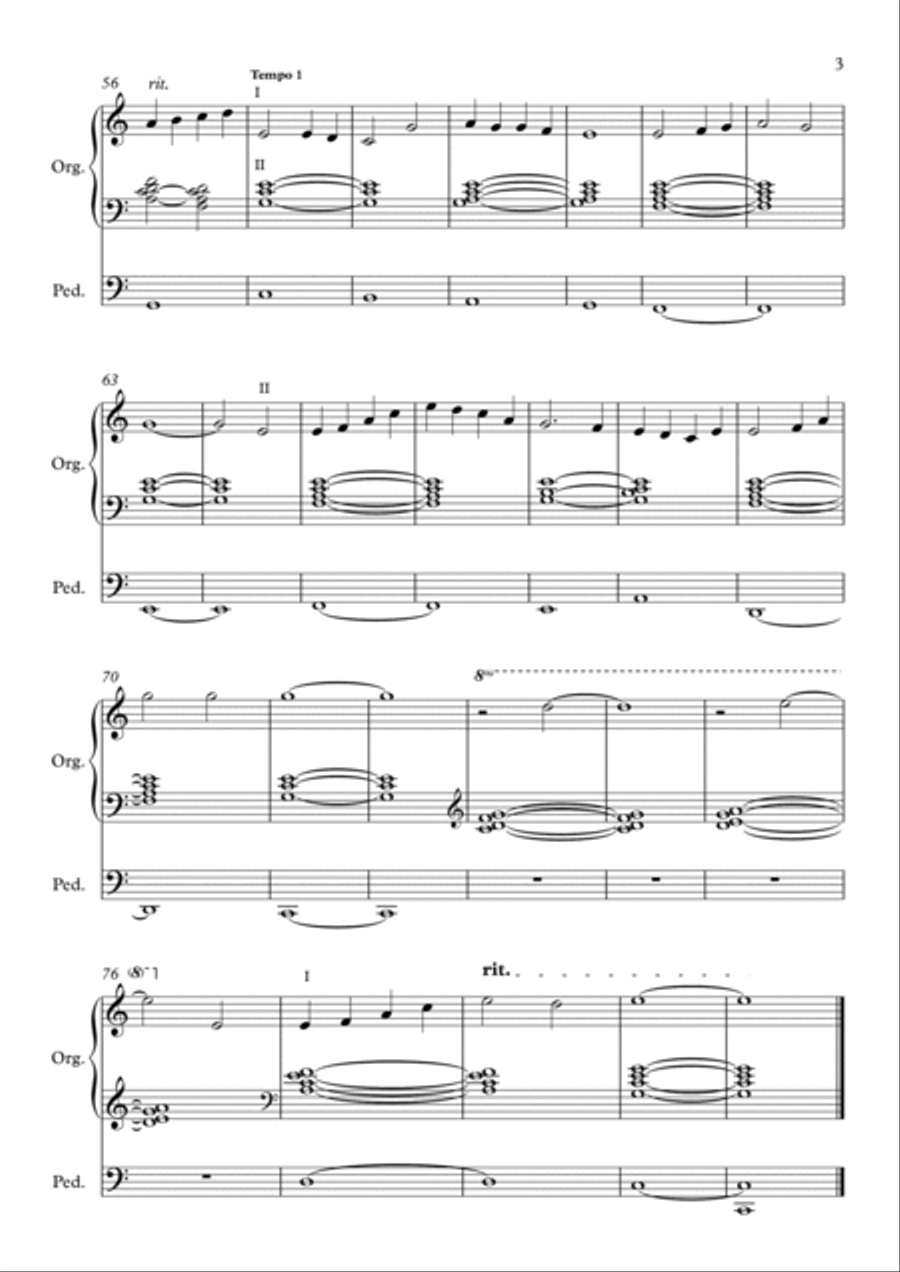 A collection of tranquil music for funeral & communion Organ Solo scores gallery preview page 5