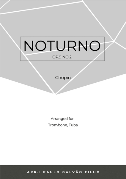 NOTURNO OP.9 NO.2 - CHOPIN - TRUMPET & TROMBONE image number null