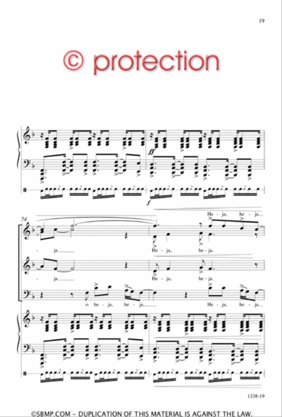 Sisi ni moja - SATB Octavo 4-Part scores gallery preview page 18