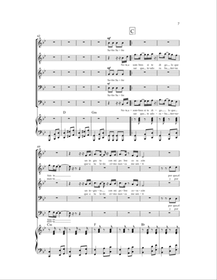 Mis Sentimientos Mis Sentimientos Choir scores gallery preview page 6