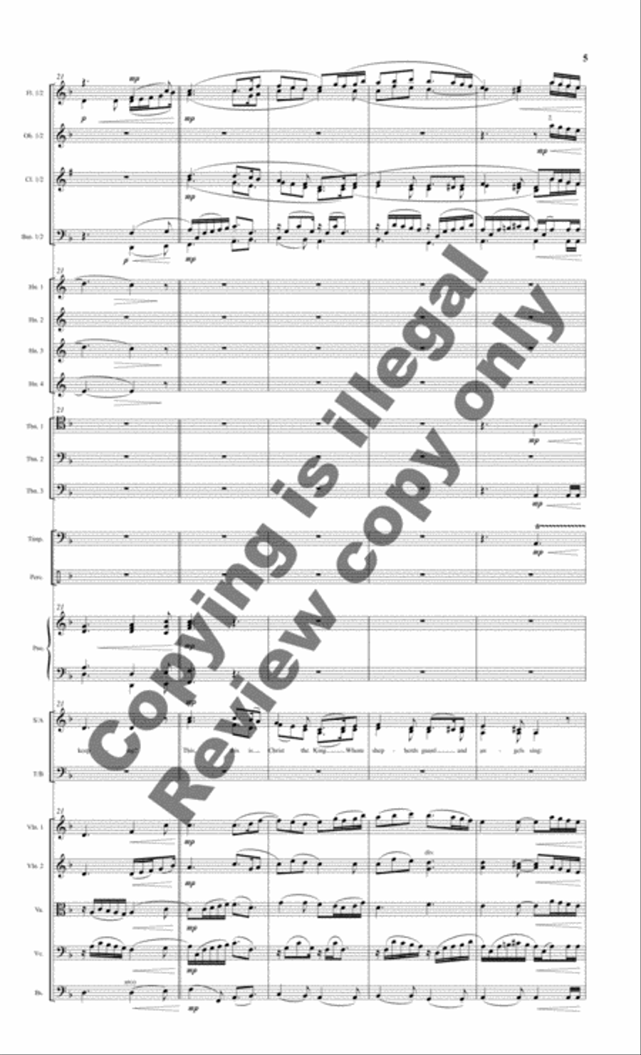 What Child is This? (Full Score) 4-Part scores gallery preview page 7