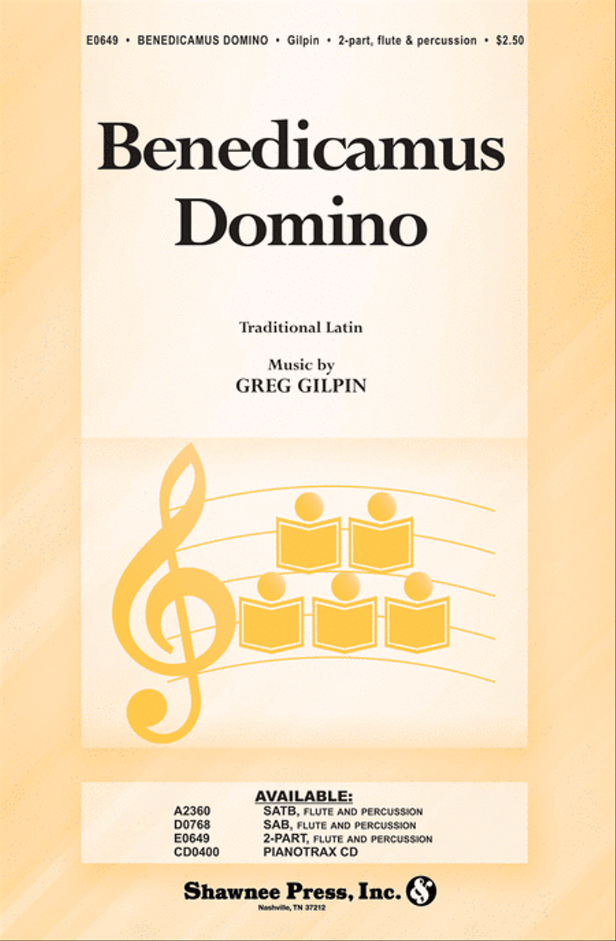Benedicamus Domino Choir scores gallery preview page 1