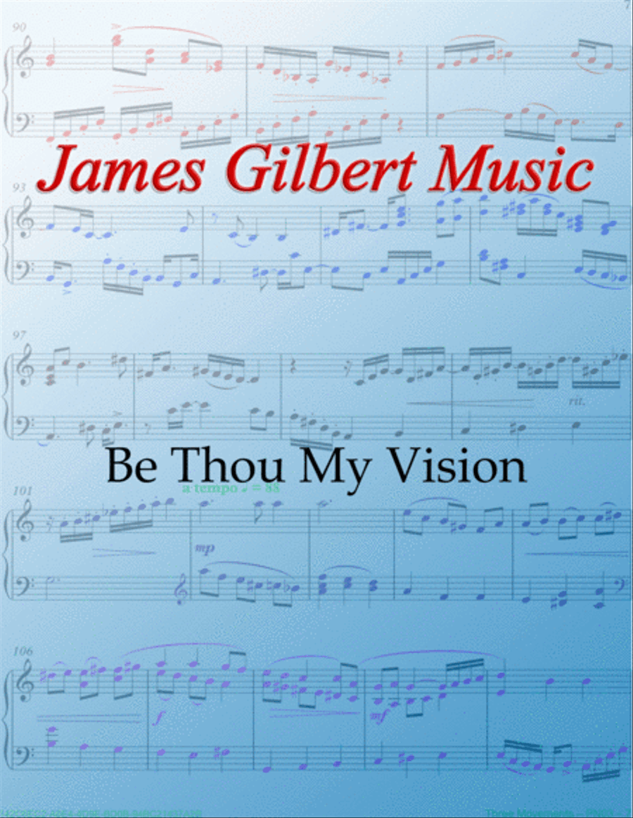 Be Thou My Vision Organ Solo scores gallery preview page 1