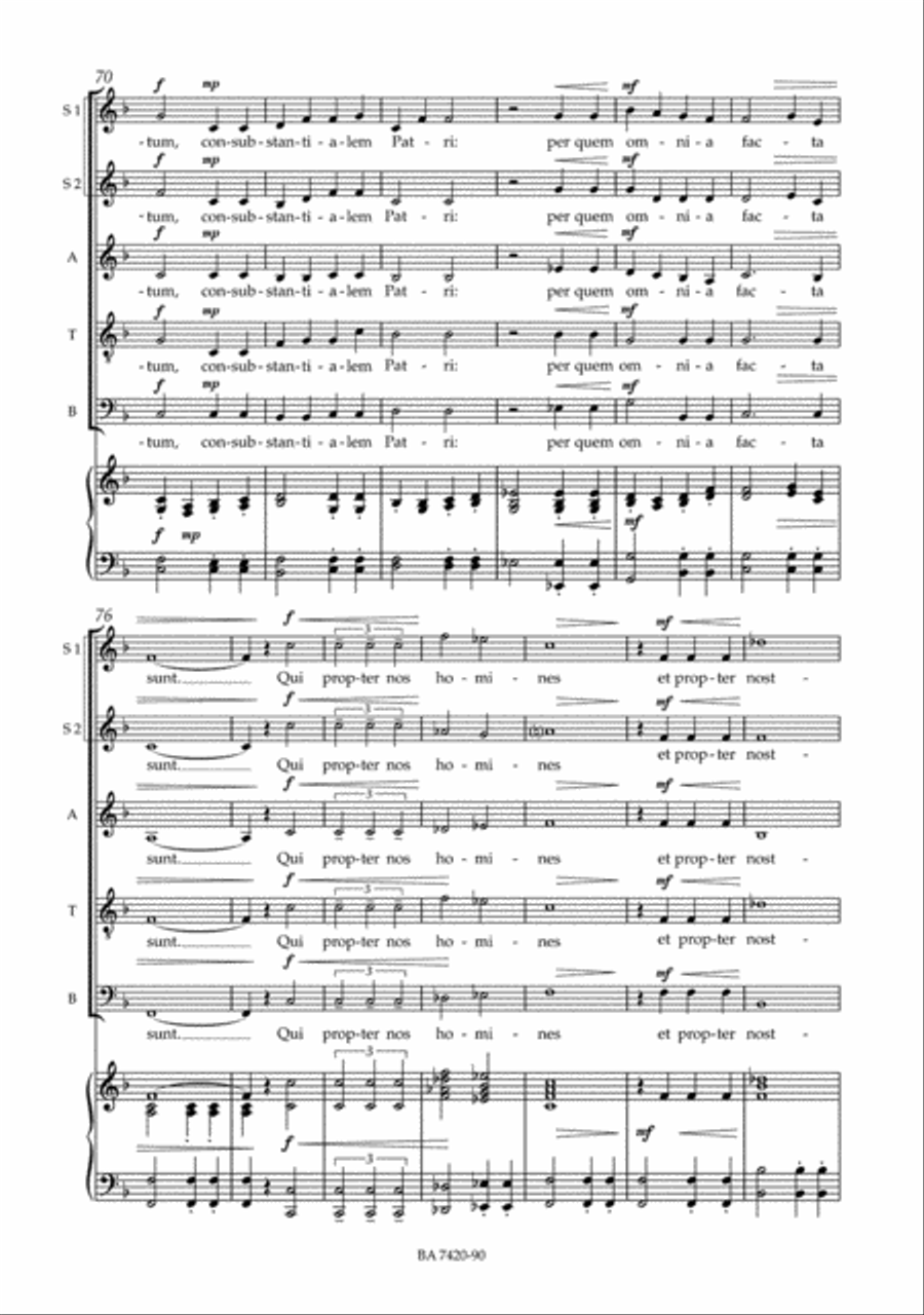 <br>Sheet music extract