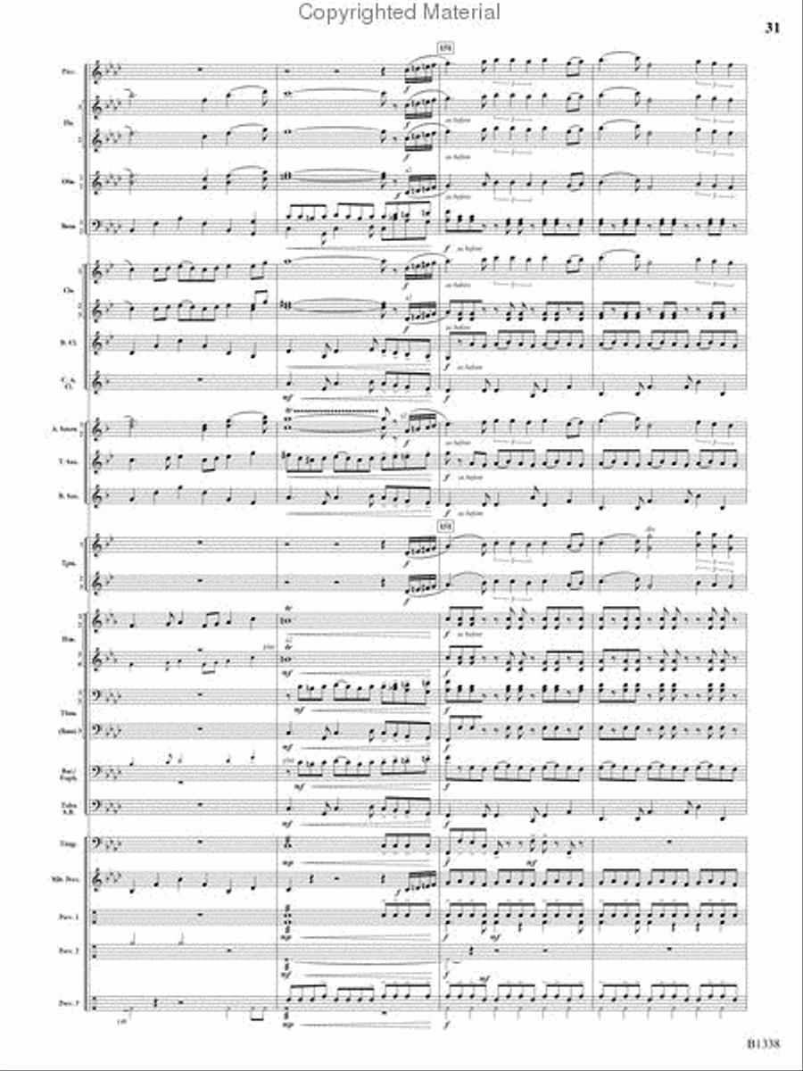 Rock Springs Saga Rock Springs Saga Concert Band scores gallery preview page 29