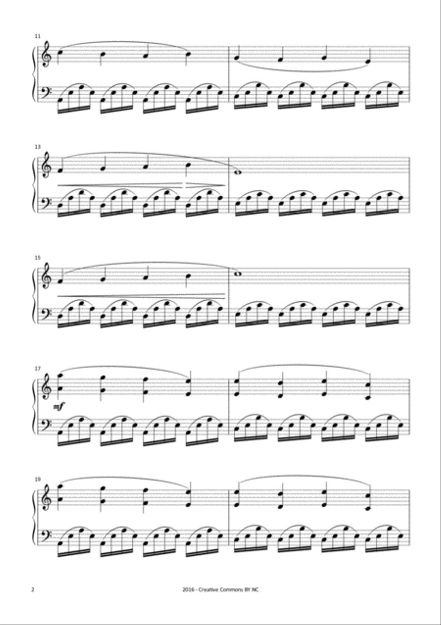 Préface d'une journée ordinaire Easy Piano scores gallery preview page 2