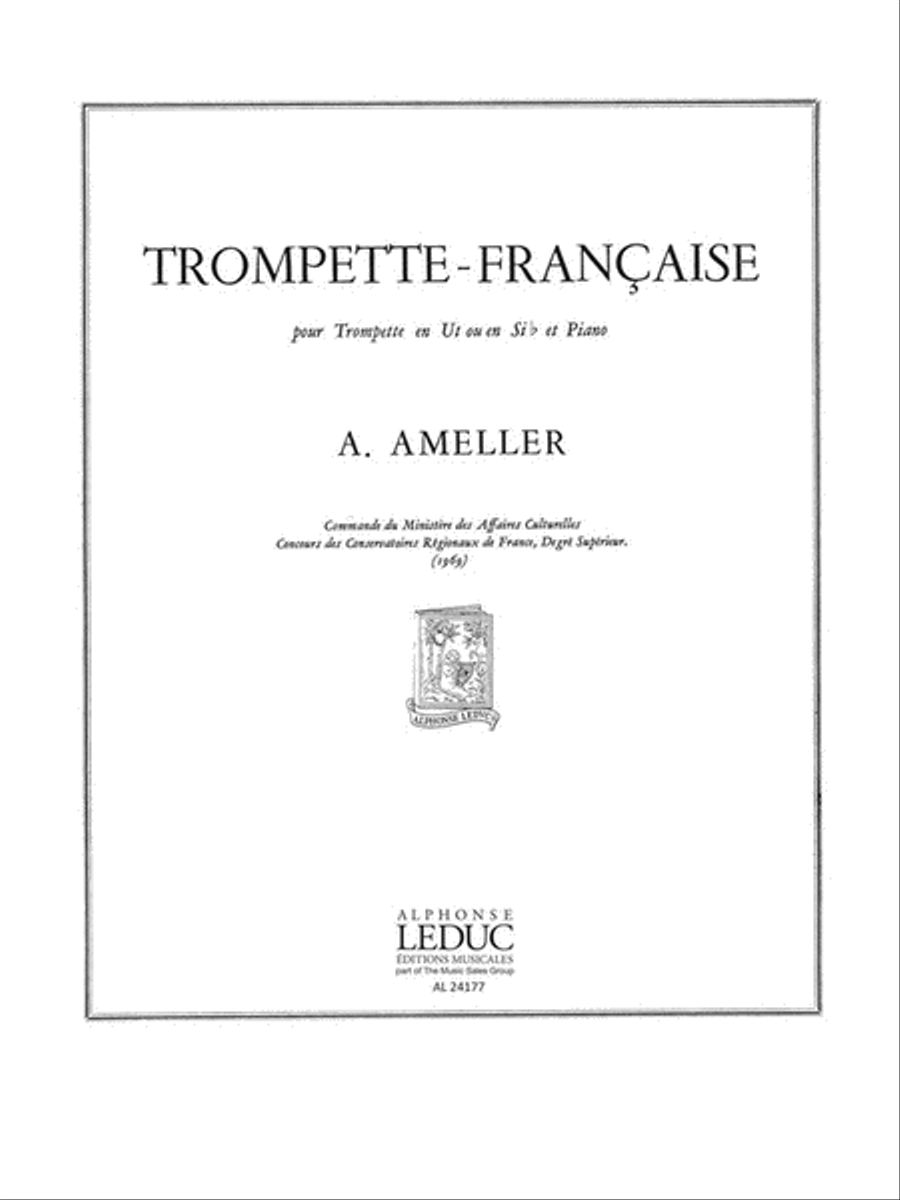 Trompette Francaise Tpt/pno Trumpet Solo scores gallery preview page 1