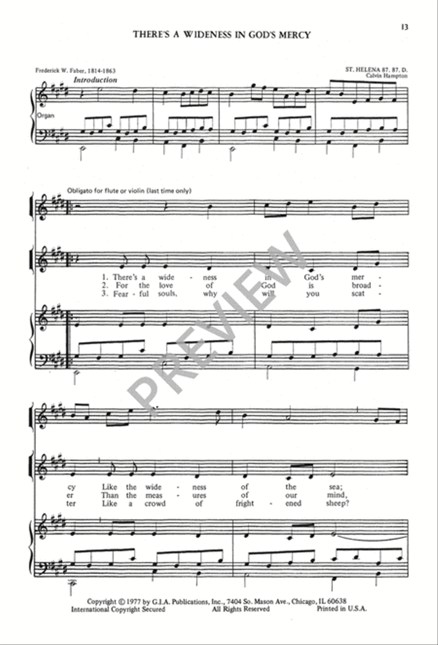 The Calvin Hampton Hymnary 4-Part scores gallery preview page 17