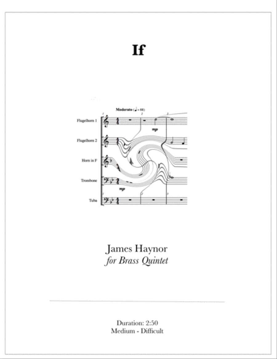 If Brass Ensemble scores gallery preview page 1