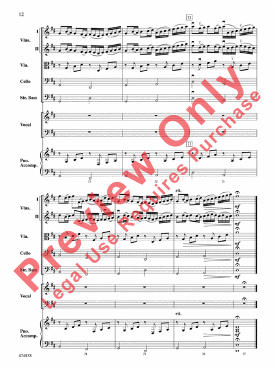 Christmas Canon Christmas Canon String Orchestra scores gallery preview page 13