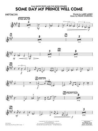 Some Day My Prince Will Come (arr. Chuck Israels) - Baritone Sax