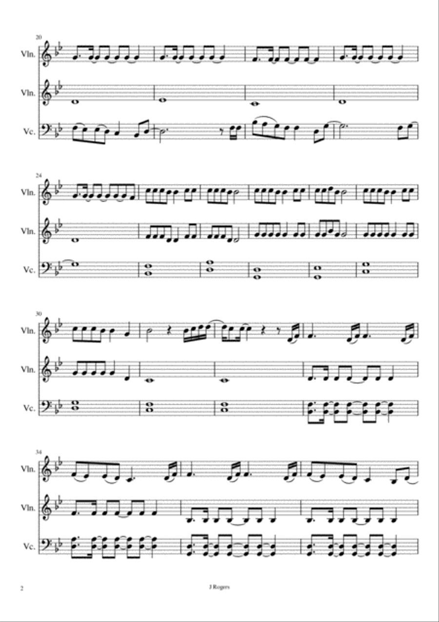 Love Me Like You Do String Trio scores gallery preview page 2