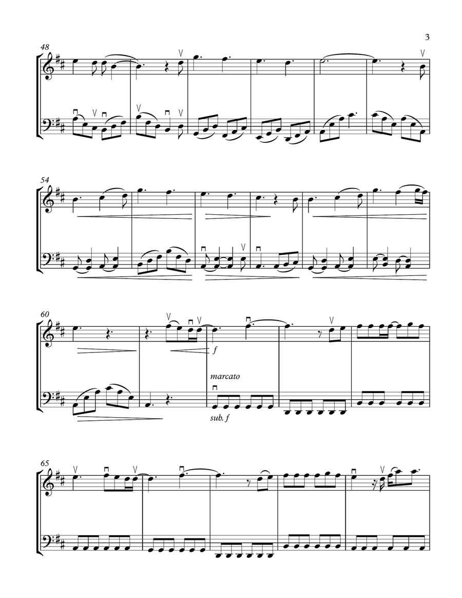 I Get To Love You String Duet scores gallery preview page 3
