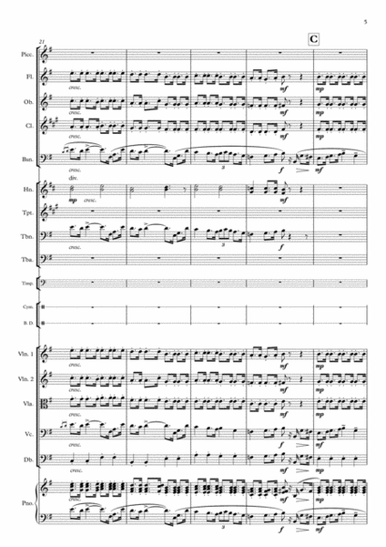 Fanfare For Freedom (Full Orchestral Version Score & Parts) image number null