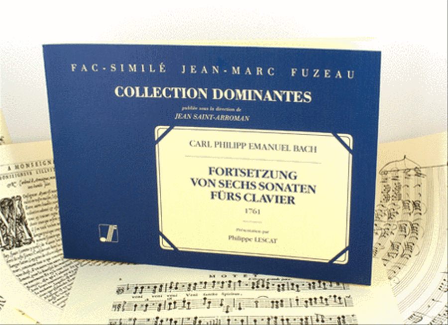 Fortsetzung von Sechs Sonaten furs Clavier Harpsichord scores gallery preview page 1