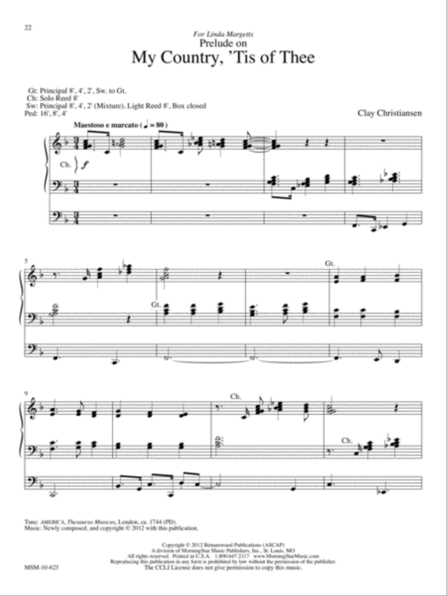Now Let Us Rejoice: Ten Hymn Settings for Organ Organ Solo scores gallery preview page 8