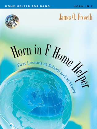 Book cover for Horn in F Home Helper - Book with MP3s