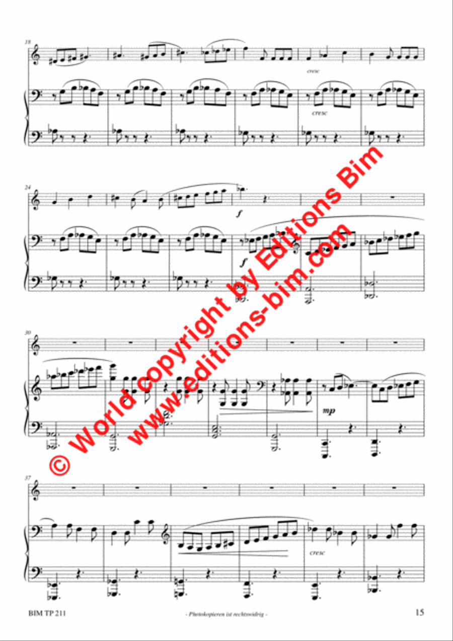 Four Miniatures Trumpet Solo scores gallery preview page 9