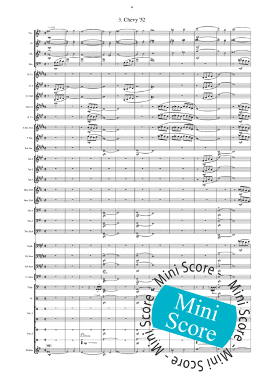 Car Concert Band scores gallery preview page 40