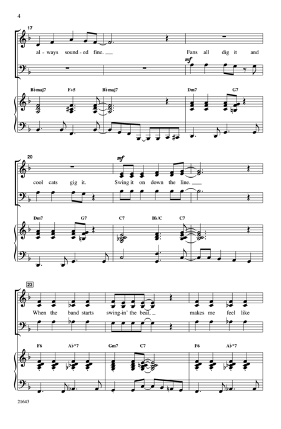 A Jazz Trio A Jazz Trio 3-Part scores gallery preview page 4