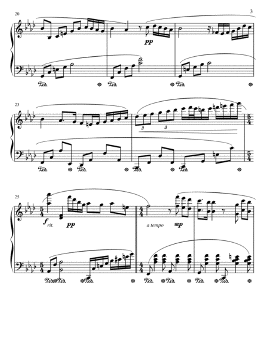 l'Elisir d'Amore Piano Solo scores gallery preview page 3