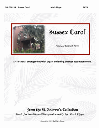 Book cover for Sussex Carol (StA C00139)