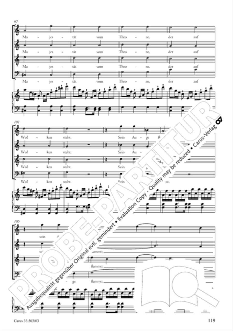 Passion according to St. Matthew (Passions-Musik nach dem Evangelisten Matthaus) SSATB scores gallery preview page 120