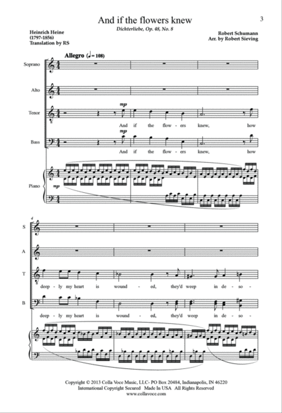 And If the Flowers Knew And If the Flowers Knew 4-Part scores gallery preview page 3