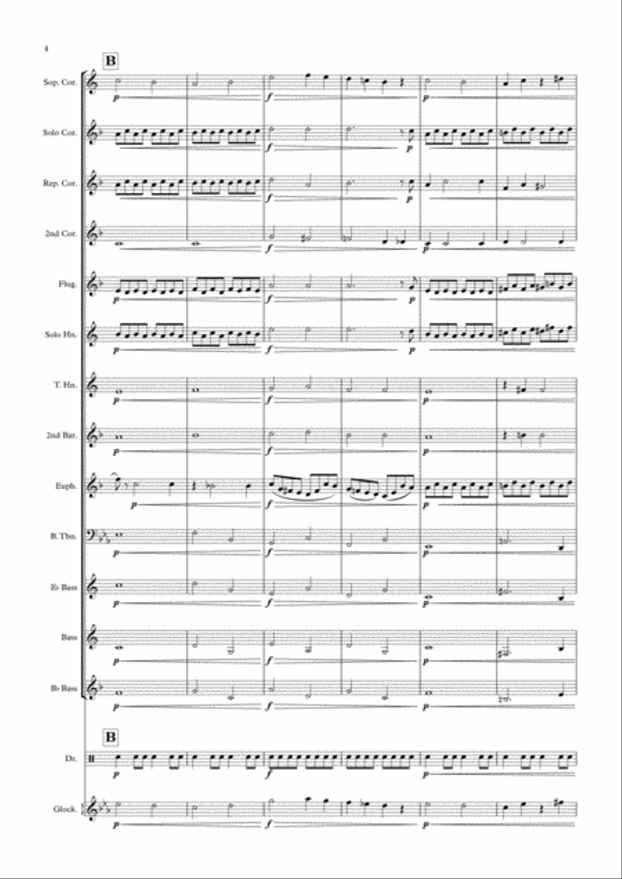 Over The Rainbow (from The Wizard Of Oz) Brass Ensemble scores gallery preview page 4