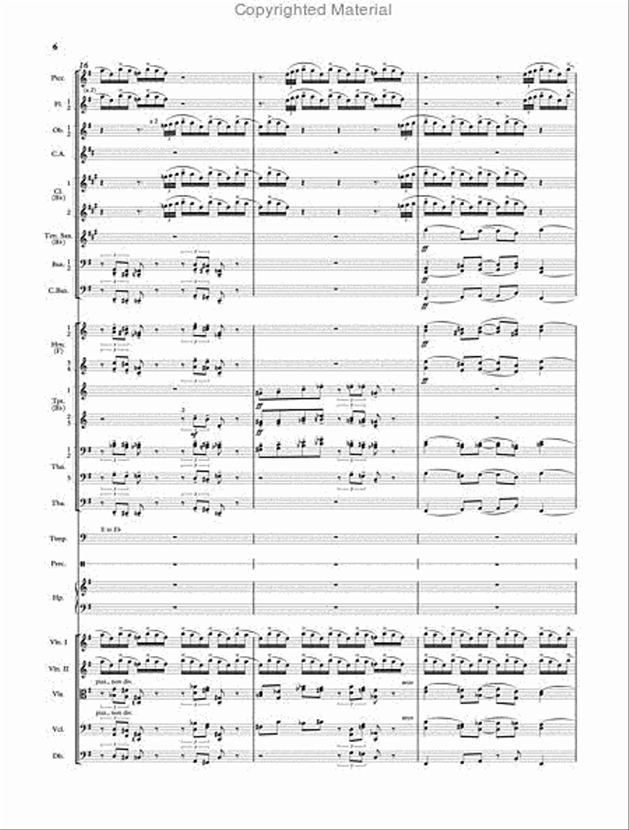 Symphony No. 6 Full Orchestra scores gallery preview page 7